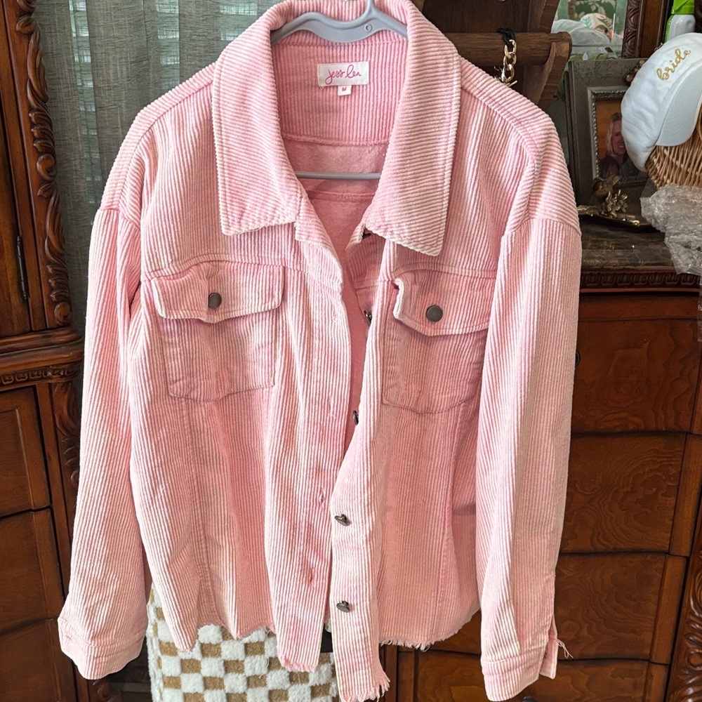 Jane Doe Pink Corduroy Jacket